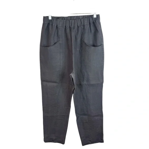 MATE the Label Gray Ankle Pants - Picture 1 of 7